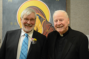 Art Roche with his teacher, Fr. Bill Shea, SVD