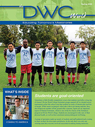 Cover of DWC World Newsletter Spring 2022