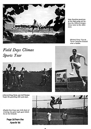 Yearbook Page - Perrysburg Ohio - 1966