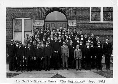 First class of St Paul's Mission House 1932