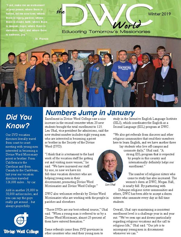 The DWC World newsletter - Winter 2019