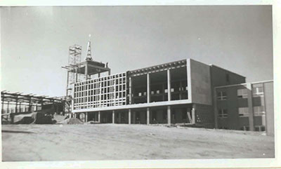 Construction of Divine Word College main building